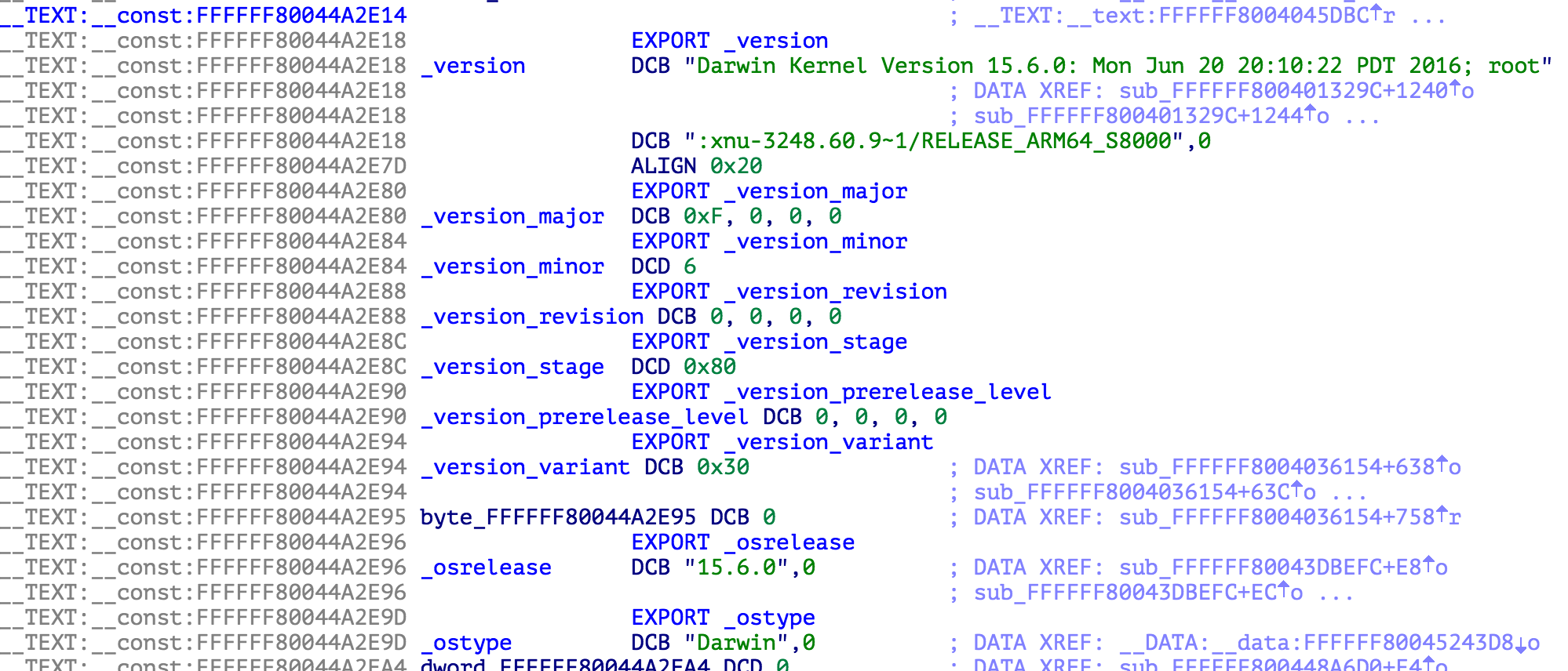 64bit symboled kernel dumped from iOS 9.3.4